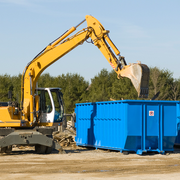 what size residential dumpster rentals are available in Exeter-Fairmont Consolidated Nebraska